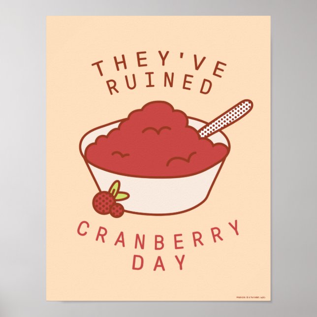 Póster AMIGOS™ | Han arruinado el Día de la Cereza (Frente)