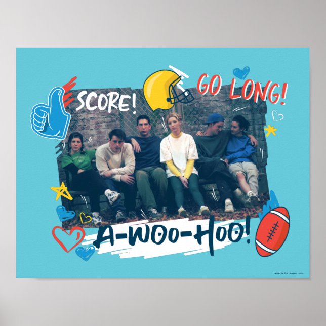 Póster AMIGOS™ | Juego de fútbol (Frente)