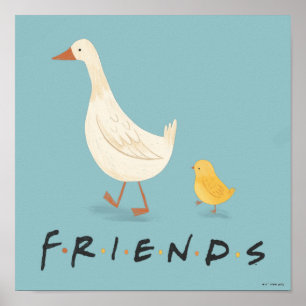 Póster AMIGOS™ La chica y el pato