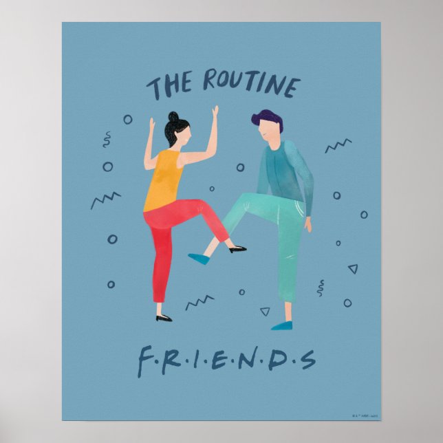 Póster AMIGOS™ | La Rutina (Frente)
