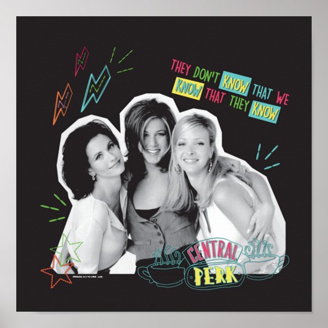 Póster AMIGOS™ | Mónica, Rachel y Phoebe (Frente)