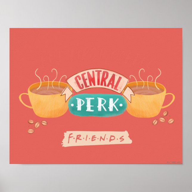 Póster AMIGOS™ | Pero el primer café - Central Perk (Frente)