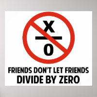 Amigos que no se dividen por cero