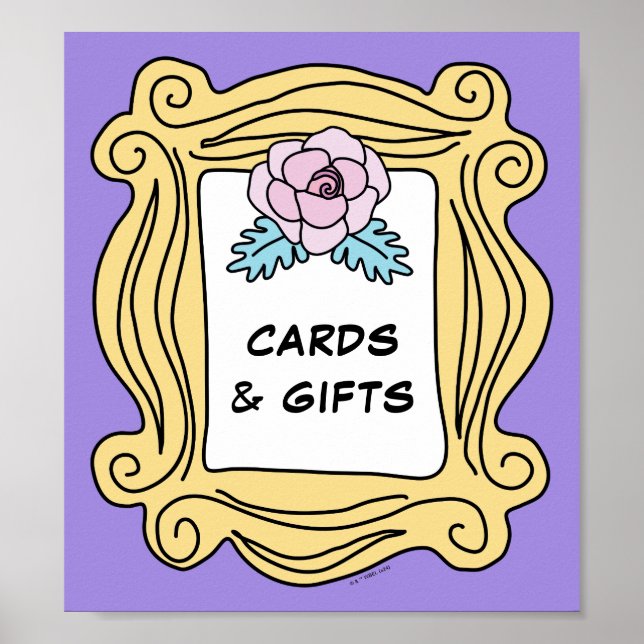 Póster AMIGOS™ | Regalos de ducha de novias y tarjetas (Frente)