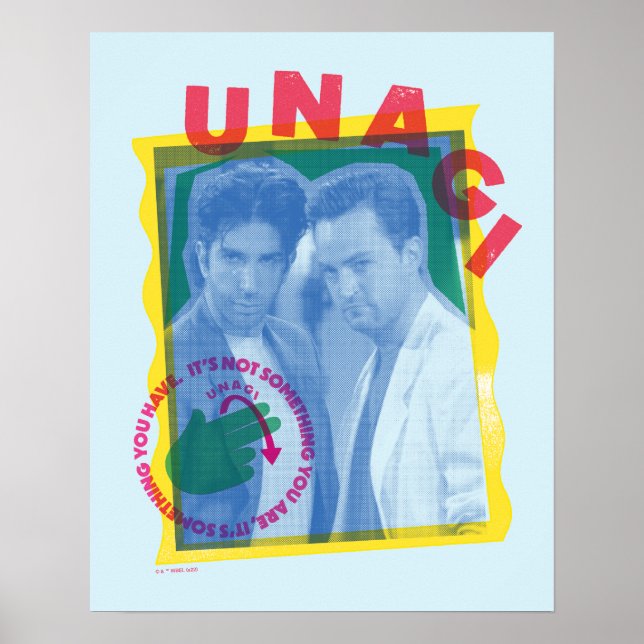 Póster AMIGOS™ | Ross & Chandler - Unagi (Frente)