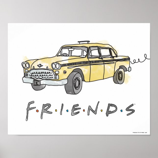 Póster AMIGOS™ | Taxi Cab (Frente)