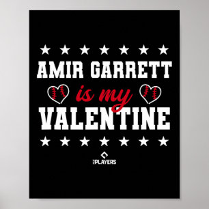 Póster Amir Garrett es mi valentín Cincinnati Vender Juga