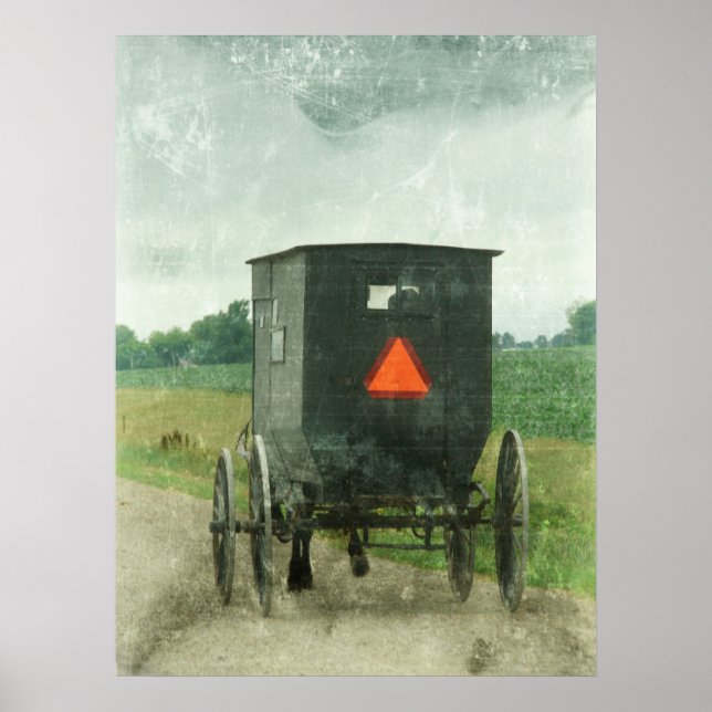 Póster Amish Buggy (Frente)