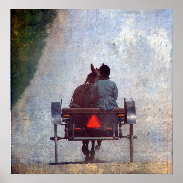 Póster Amish Travel (Frente)