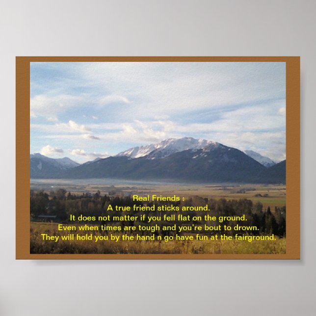 Póster Amistad (Frente)