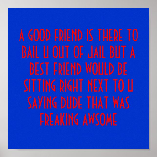 PÓSTER AMISTAD (Frente)