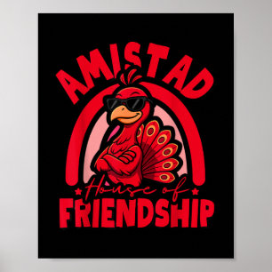 Póster Amistad, Casa De Amistad _ Amistad Casa Schoo
