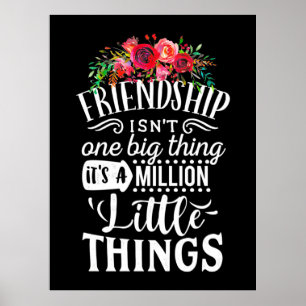 Póster Amistad Es Un Millón De Cosas