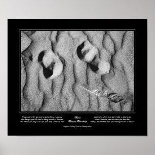 Póster Amistad para siempre, lienzo temporal, Bella Artes