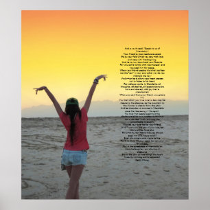 Póster Amistad por Kahlil Gibran