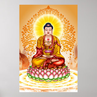 Póster Amitabha Buddha 02