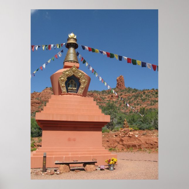 Póster Amitabha Stupa Sedona (Frente)