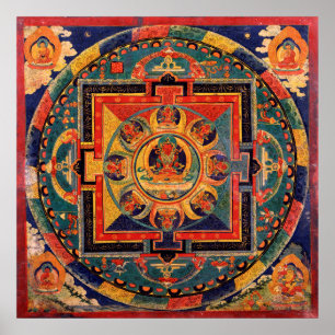 Póster Amitayus Mandala