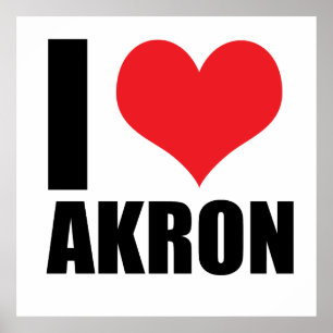 Póster Amo a Akron