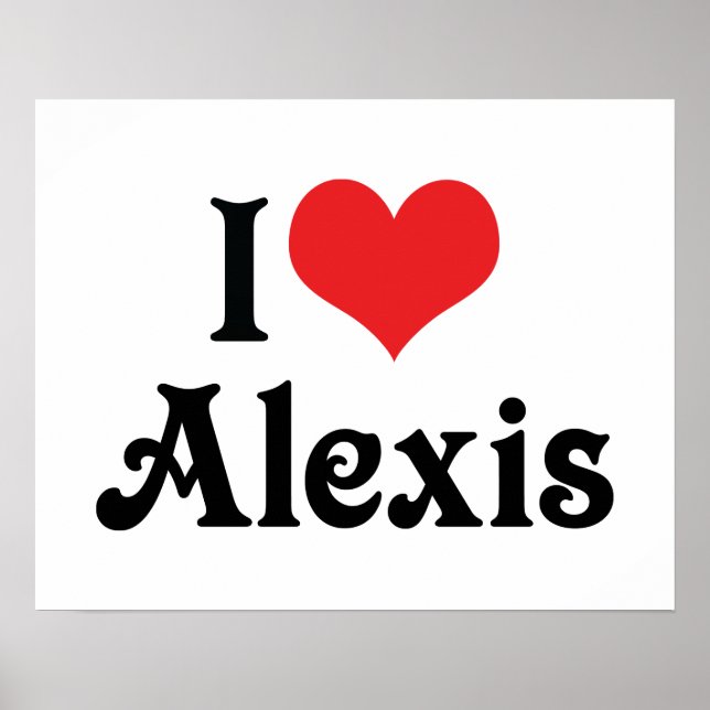 Póster Amo a Alexis (Frente)
