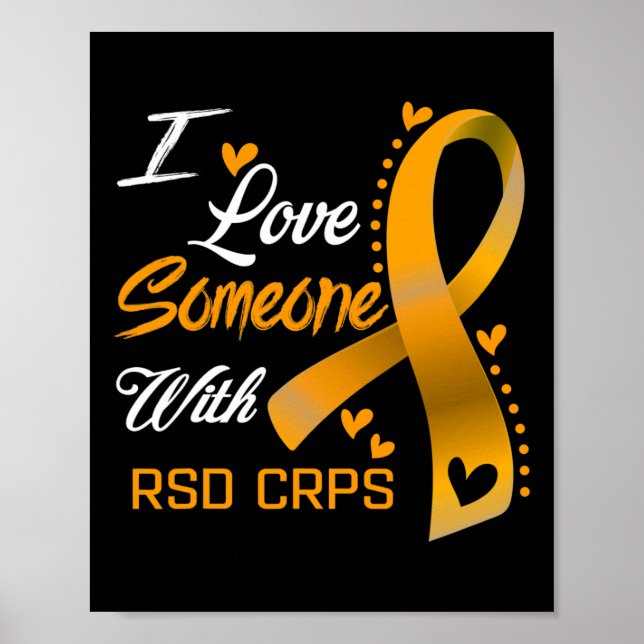 Póster Amo A Alguien Con Conciencia De Rsd Crps 1 (Frente)