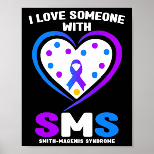 Póster Amo A Alguien Con El Awarene Del Síndrome De Smith