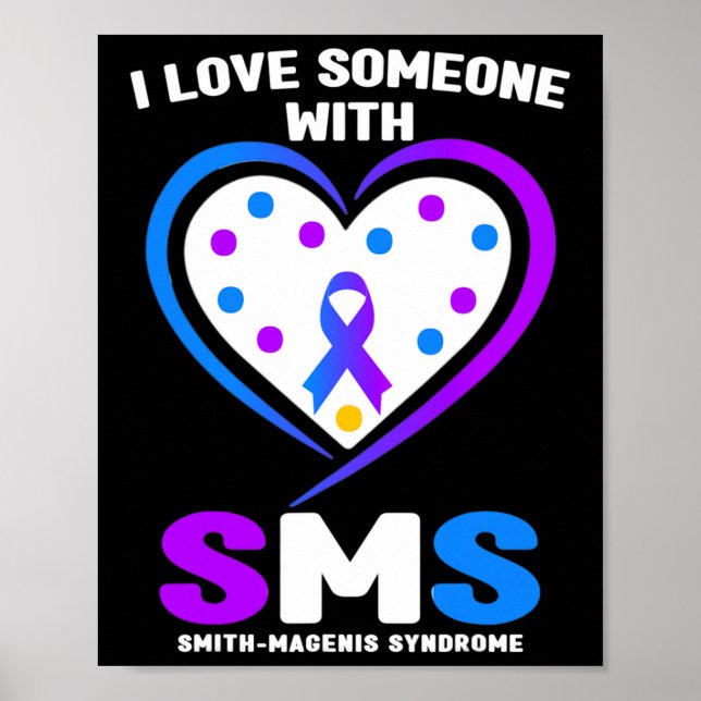 Póster Amo A Alguien Con El Awarene Del Síndrome De Smith (Frente)