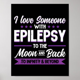 Póster Amo A Alguien Con Epilepsia A La Epilepsia De La L