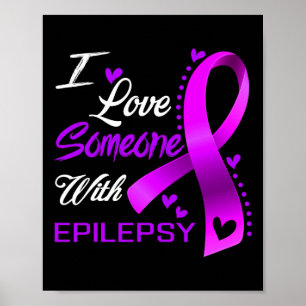 Póster Amo A Alguien Con Epilepsia De Conciencia