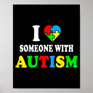 Póster Amo a alguien con niños niños con conciencia del a