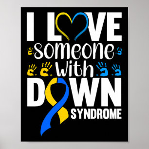 Póster Amo A Alguien Con Síndrome De Down