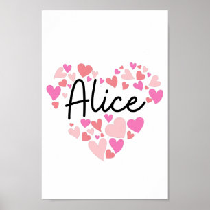 Póster Amo a Alice