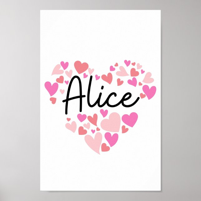 Póster Amo a Alice (Frente)