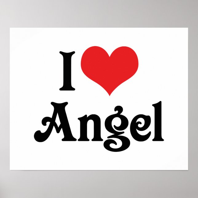 Póster Amo a Angel (Frente)