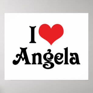 Póster Amo a Angela