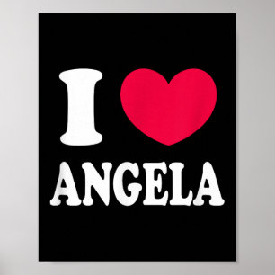 Póster Amo a Angela