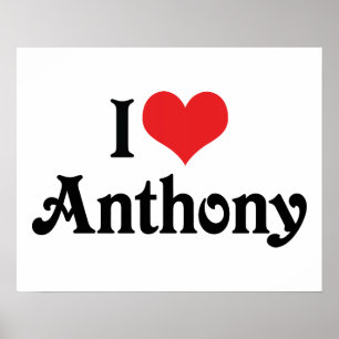 Póster Amo a Anthony