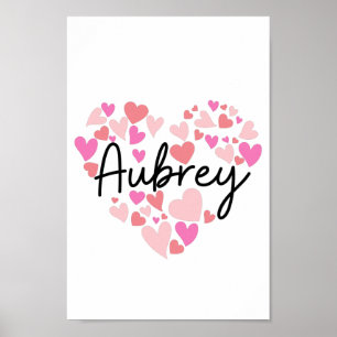 Póster Amo a Aubrey