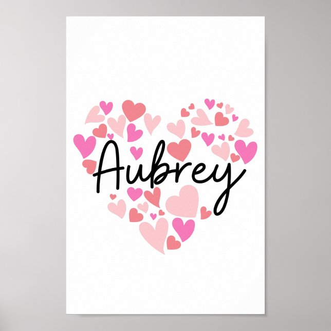 Póster Amo a Aubrey (Frente)
