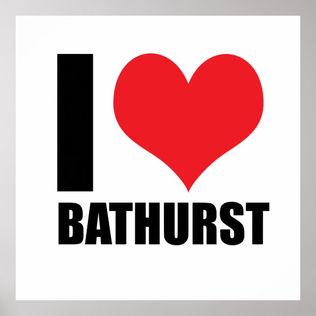 Póster Amo a Bathurst (Frente)