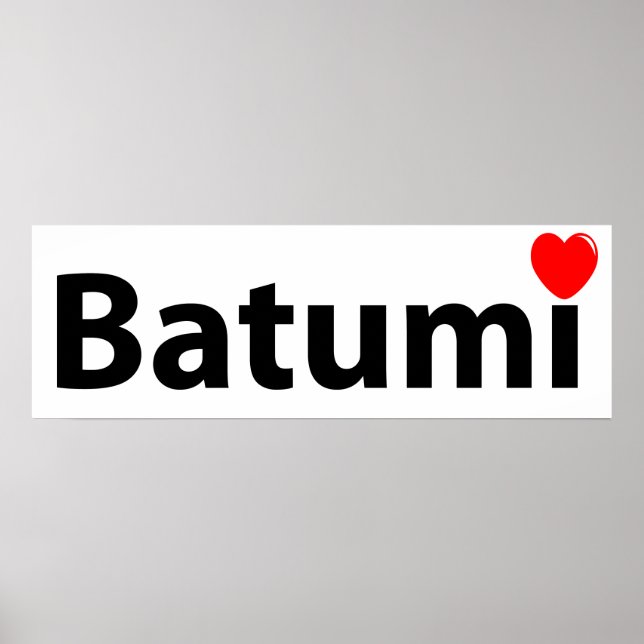 Póster Amo a Batumi (Frente)