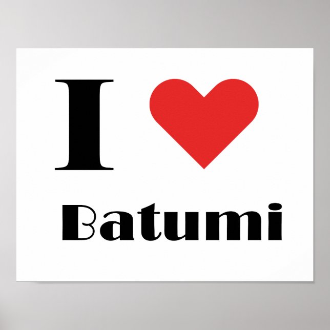 Póster Amo a Batumi (Frente)