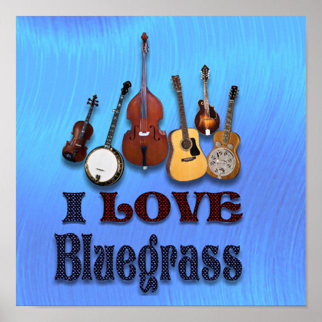 PÓSTER AMO A BLUEGRASS -POSTER (Frente)