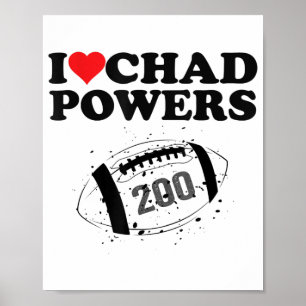 Póster Amo a Chad Powers 200 Fútbol Americano Encubierto