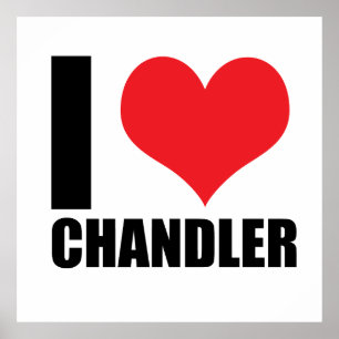 Póster Amo a Chandler