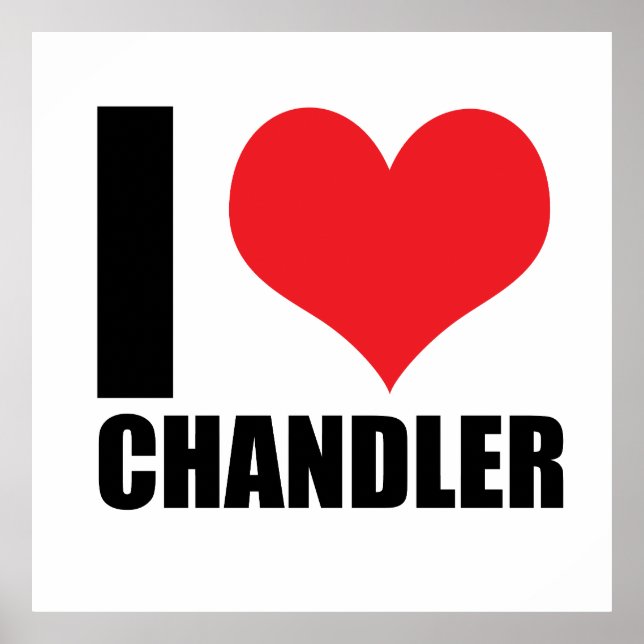 Póster Amo a Chandler (Frente)
