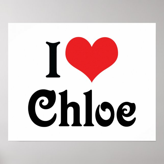 Póster Amo a Chloe (Frente)