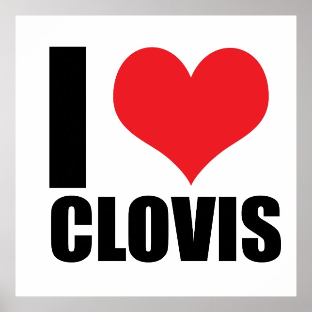 Póster Amo a Clovis (Frente)