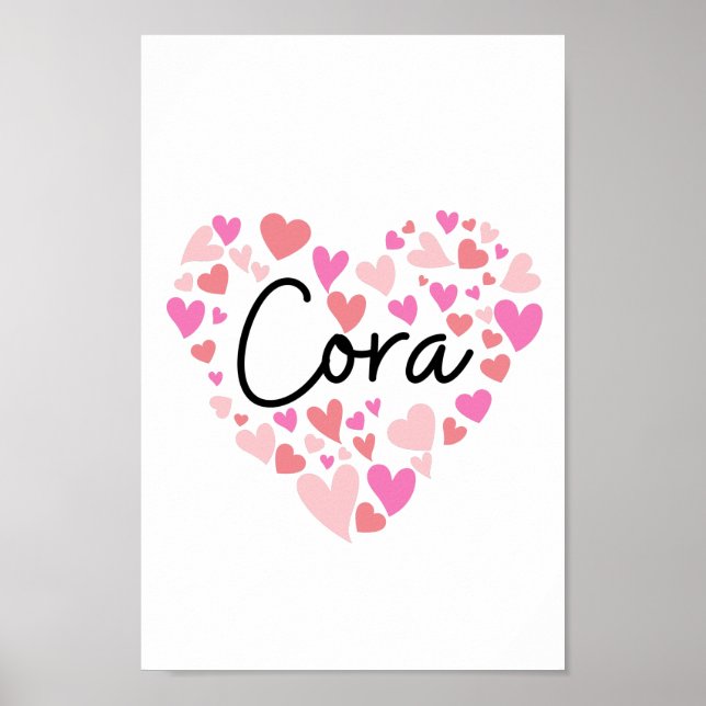 Póster Amo a Cora (Frente)