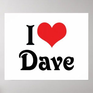 Póster Amo a Dave